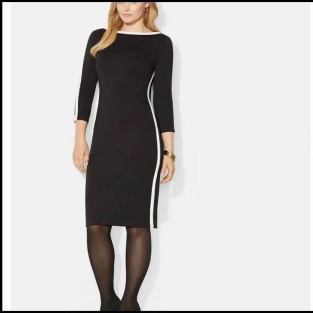 Ralph Lauren color block dress Size 8